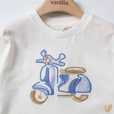 Shirt Vespa ricamata T-Shirt e Polo
