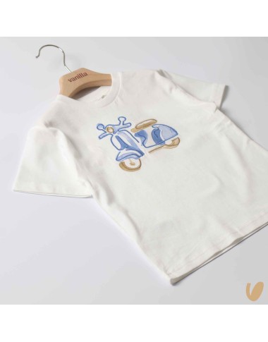 Shirt Vespa ricamata T-Shirt e Polo