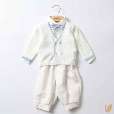 Completo elegante in filo e cotone Completo e Pagliaccetto