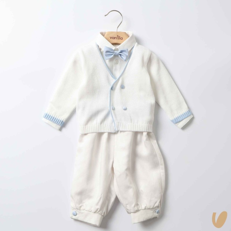 Completo elegante in filo e cotone Completo e Pagliaccetto