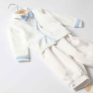 Completo elegante in filo e cotone Completo e Pagliaccetto