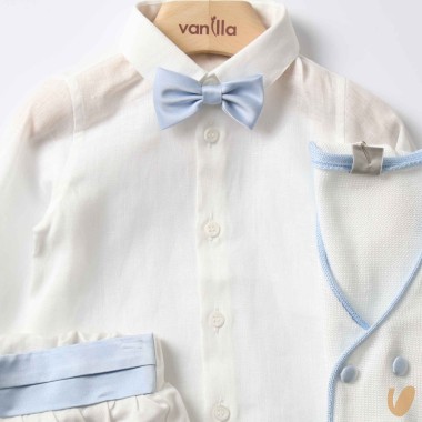 Completo elegante in filo e cotone Completo e Pagliaccetto