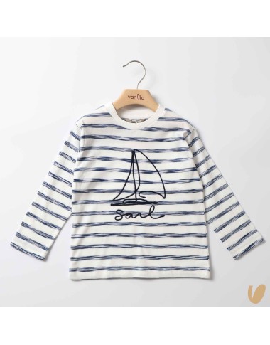 Long sleeve boat lines shirt