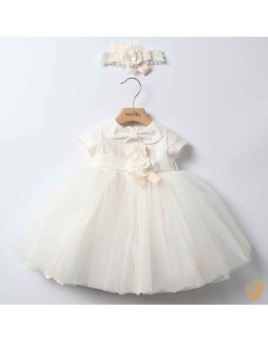 Baptism dress with band