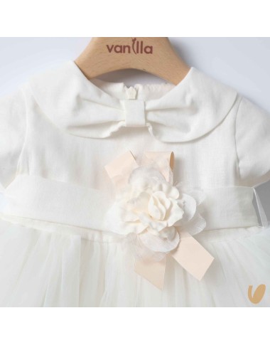 Baptism dress with band