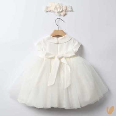 Abito da battesimo con fascia Battesimo