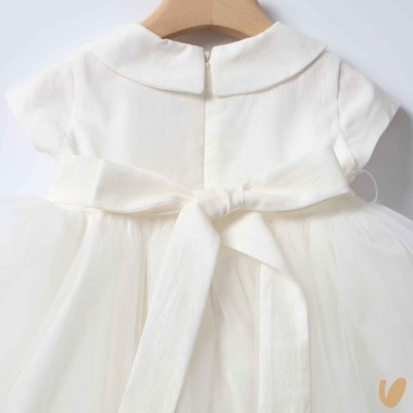 Abito da battesimo con fascia Battesimo