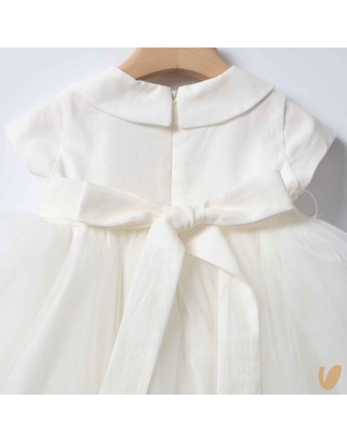Baptism dress with band