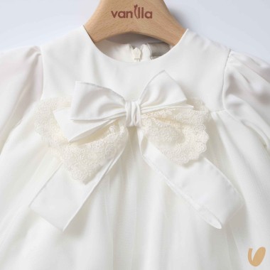 Abito da battesimo con fascia Battesimo