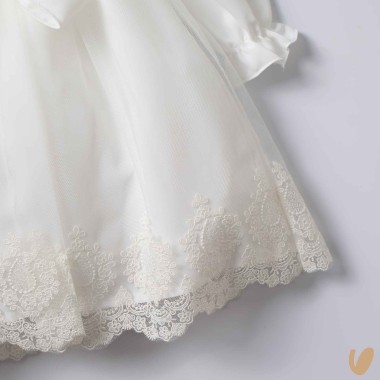 Abito da battesimo con fascia Battesimo