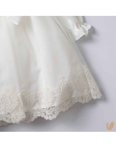 Baptism dress with band