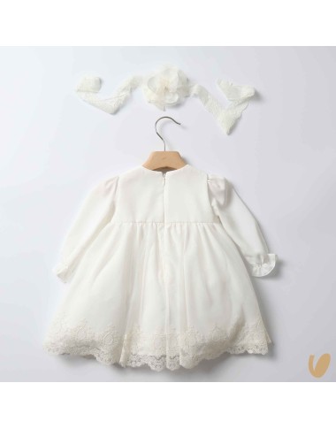 Baptism dress with band
