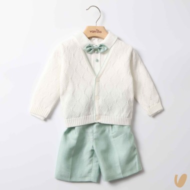 Completo elegante in lino e filo Completo e Pagliaccetto