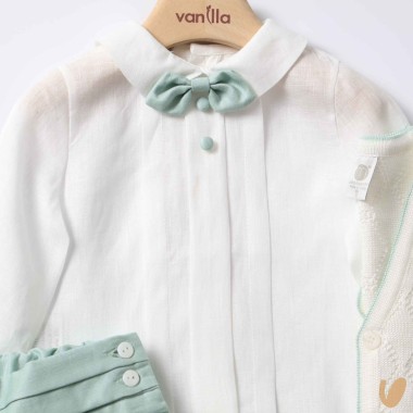 Completo elegante in lino e filo Completo e Pagliaccetto