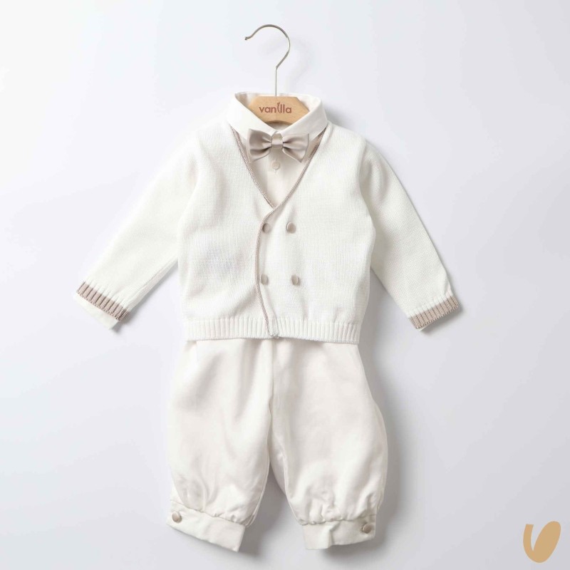 Completo elegante in filo e cotone Completo e Pagliaccetto