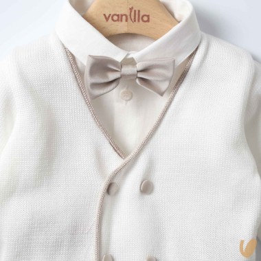 Completo elegante in filo e cotone Completo e Pagliaccetto