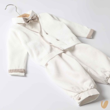 Completo elegante in filo e cotone Completo e Pagliaccetto