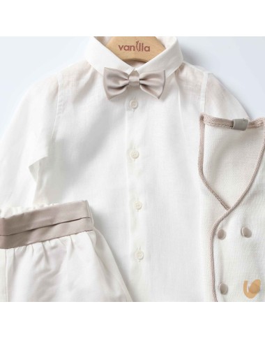 Completo elegante in filo e cotone Completo e Pagliaccetto