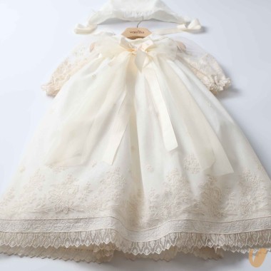 Abito lungo da battesimo Battesimo