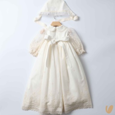 Abito lungo da battesimo Battesimo