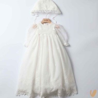 Abito lungo da battesimo Battesimo