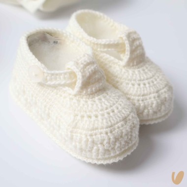 Completo in seta e lana Battesimo