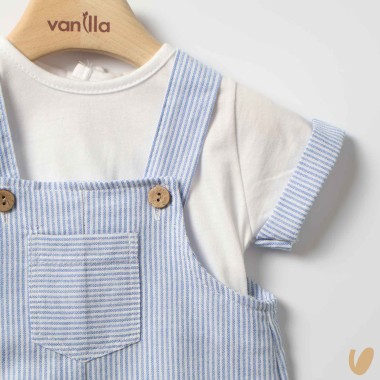 Maglia e salopette Completo e Pagliaccetto