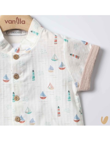 camicia barche e short Completo e Pagliaccetto