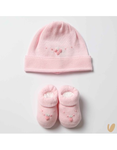 Scarpette e cappello roselline Cappello e Guanti