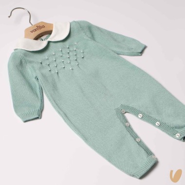 Tutina in filo nido d'ape Set Nascita e Uscita Clinica