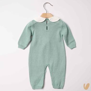 Tutina in filo nido d'ape Set Nascita e Uscita Clinica