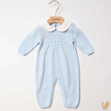 Tutina in filo nido d'ape Set Nascita e Uscita Clinica