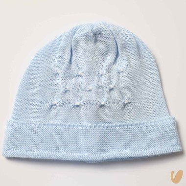 Scarpette e cappello nido d'ape Cappello e Guanti