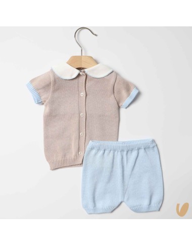 Completo nascita in filo nodo d'amore Completo e Pagliaccetto