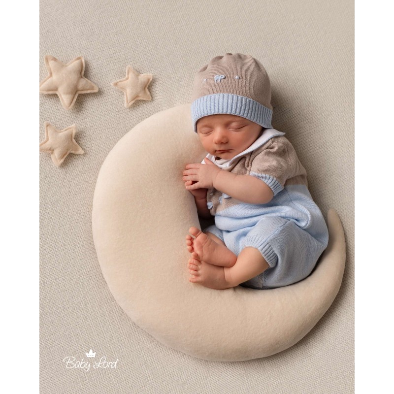 Pagliaccetto nascita in filo nodo d'amore Completo e Pagliaccetto