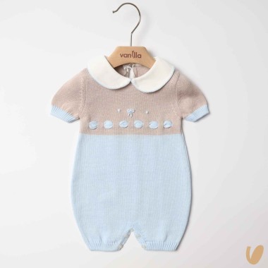 Pagliaccetto nascita in filo nodo d'amore Completo e Pagliaccetto