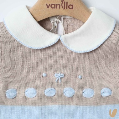 Pagliaccetto nascita in filo nodo d'amore Completo e Pagliaccetto