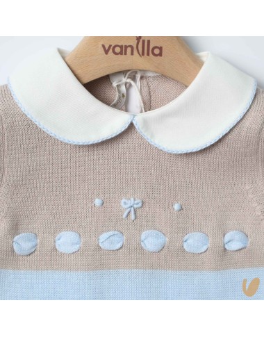 Pagliaccetto nascita in filo nodo d'amore Completo e Pagliaccetto