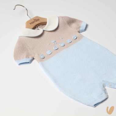 Pagliaccetto nascita in filo nodo d'amore Completo e Pagliaccetto