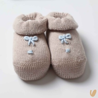 Babbucce in filo nodo d'amore Cappello e Babbucce