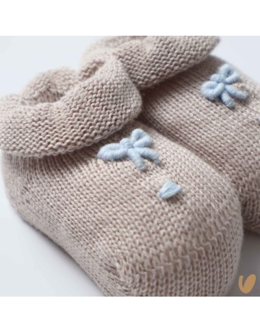 Babbucce in filo nodo d'amore Cappello e Babbucce