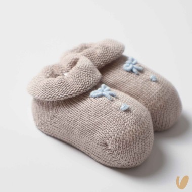 Babbucce in filo nodo d'amore Cappello e Babbucce