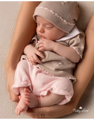 Completo nascita in filo margherite Set Nascita e Uscita Clinica