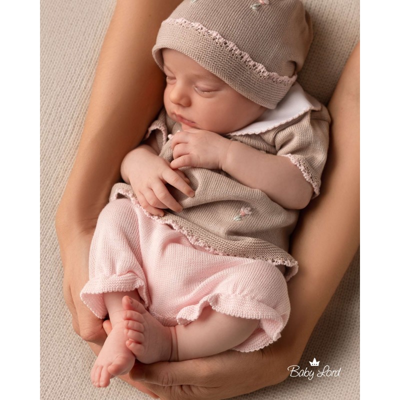 Completo nascita in filo margherite Set Nascita e Uscita Clinica