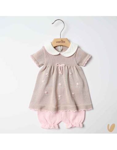 Completo nascita in filo margherite Set Nascita e Uscita Clinica