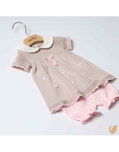 Completo nascita in filo margherite Set Nascita e Uscita Clinica