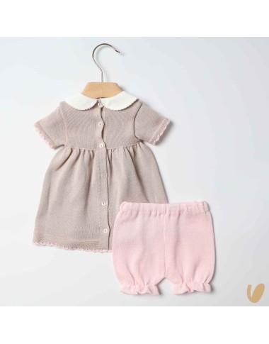 Completo nascita in filo margherite Set Nascita e Uscita Clinica