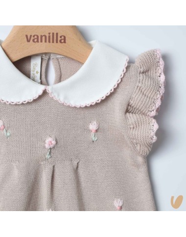 Romper Birth in wire daisies