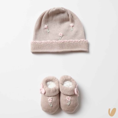 Scarpette e cappello margherite Cappello e Guanti