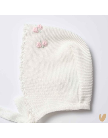 Cuffietta e cappello roselline Cappello e Guanti